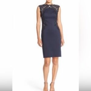 Tadashi Shoji Embroidered Detail Sheath Cocktail dress - Bloomingdales dress